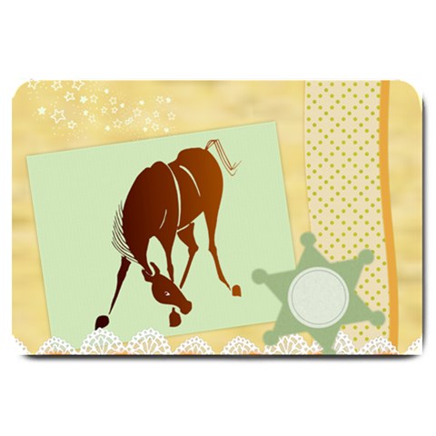 Bowing horse Large Doormat from ArtsNow.com 30 x20  Door Mat