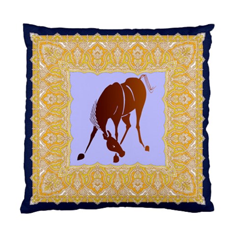 Bowing horse Cushion Case (One Side) from ArtsNow.com Front
