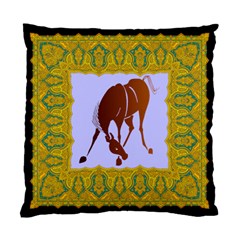 Bowing horse Cushion Case (Two Sides) from ArtsNow.com Front