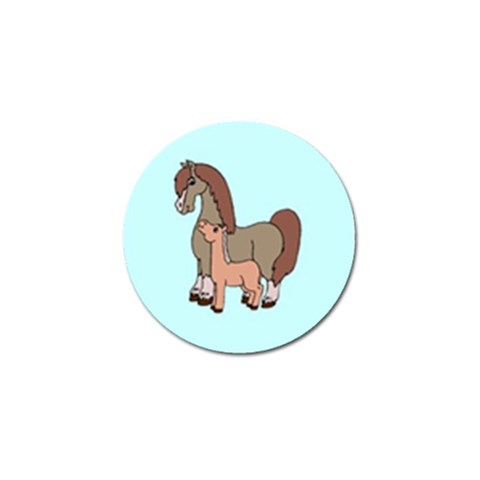 Mare n foal 2 Golf Ball Marker (10 pack) from ArtsNow.com Front