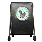 Mare n foal 2 Pen Holder Desk Clock