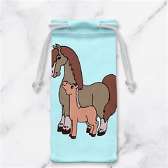 Mare n foal 2 Jewelry Bag from ArtsNow.com Back