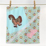 Mare n foal 2 Face Towel