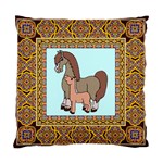 Mare n foal 2 Cushion Case (Two Sides)
