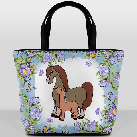 Mare n foal 2 Bucket Bag from ArtsNow.com Front