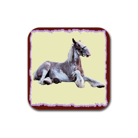 Goofy clyde Rubber Square Coaster (4 pack) from ArtsNow.com Front