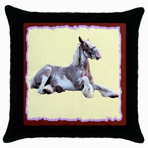 Goofy clyde Throw Pillow Case (Black) from ArtsNow.com Front