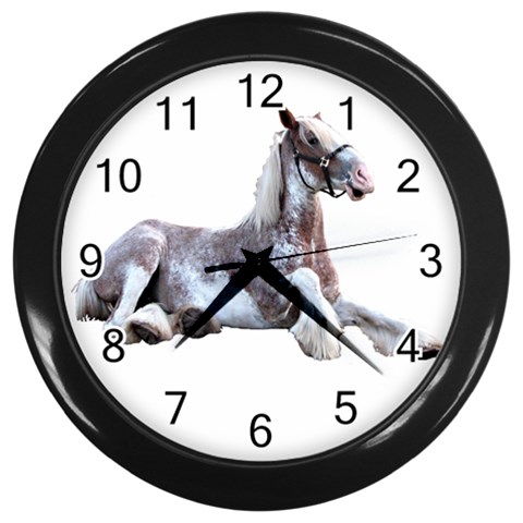 Goofy clyde Wall Clock (Black) from ArtsNow.com Front