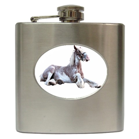 Goofy clyde Hip Flask (6 oz) from ArtsNow.com Front