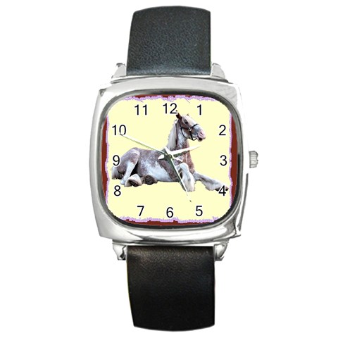 Goofy clyde Square Metal Watch from ArtsNow.com Front