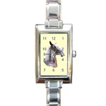 Clyde head Rectangular Italian Charm Watch