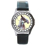 Clyde head Round Metal Watch