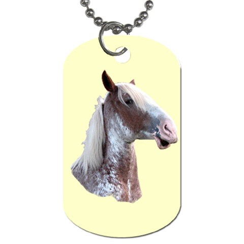 Clyde head Dog Tag (One Side) from ArtsNow.com Front