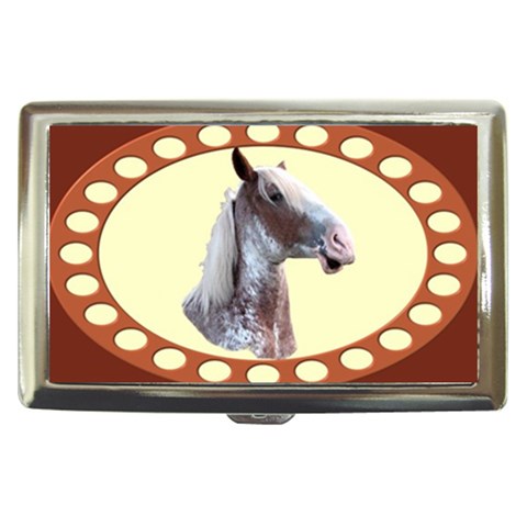 Clyde head Cigarette Money Case from ArtsNow.com Front