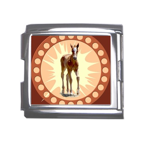 Foal 2 Mega Link Italian Charm (18mm) from ArtsNow.com Front