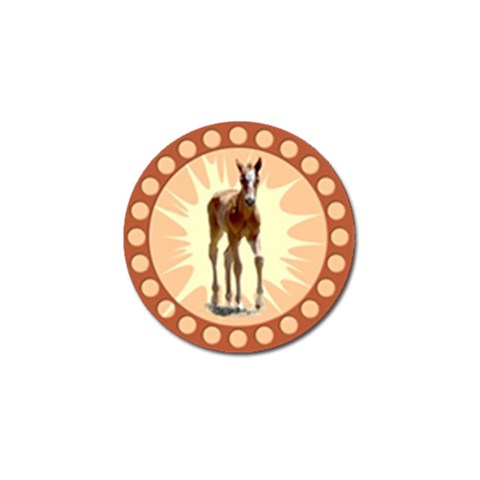 Foal 2 Golf Ball Marker from ArtsNow.com Front
