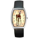 Foal 2 Barrel Style Metal Watch