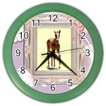 Foal 2 Color Wall Clock