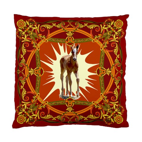 Foal 2 Cushion Case (Two Sides) from ArtsNow.com Front