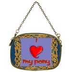 I love my pony Cosmetic Bag (One Side)