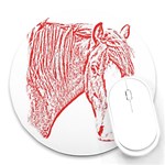 clyde head 2 - Round Mousepad