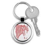 clyde head 2 - Key Chain (Round)