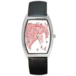 clyde head 2 - Barrel Style Metal Watch
