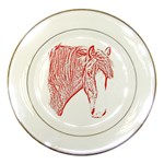 clyde head 2 - Porcelain Plate