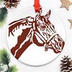 Thoroughbred Ornament (Round)
