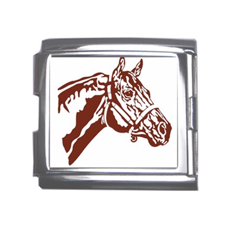 Thoroughbred Mega Link Italian Charm (18mm) from ArtsNow.com Front