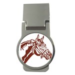 Thoroughbred Money Clip (Round)