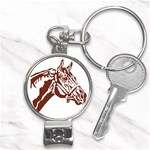 Thoroughbred Nail Clippers Key Chain