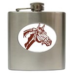 Thoroughbred Hip Flask (6 oz)