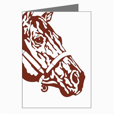 Thoroughbred Greeting Card from ArtsNow.com Left
