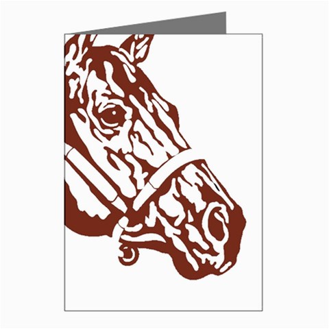 Thoroughbred Greeting Cards (Pkg of 8) from ArtsNow.com Left