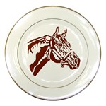 Thoroughbred Porcelain Plate