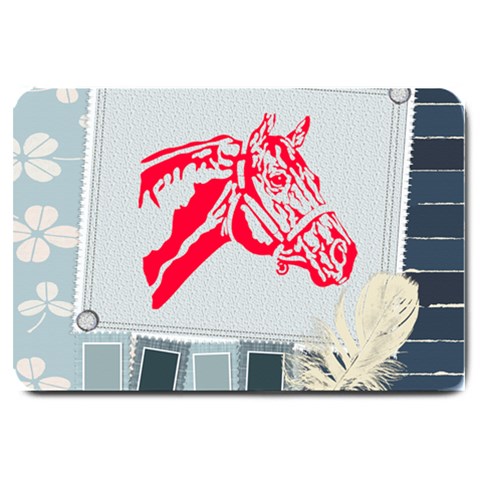 Thoroughbred Large Doormat from ArtsNow.com 30 x20  Door Mat