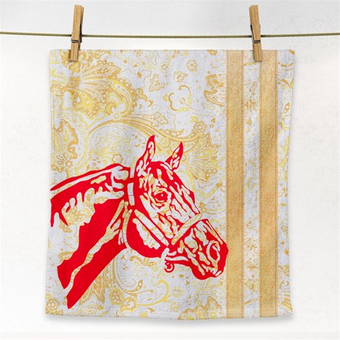 Thoroughbred Face Towel from ArtsNow.com Front