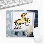 Shire horse Large Mousepad