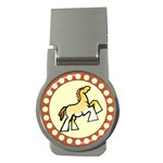 Shire horse Money Clip (Round)