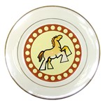 Shire horse Porcelain Plate