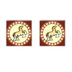 Shire horse Cufflinks (Square)