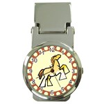 Shire horse Money Clip Watch