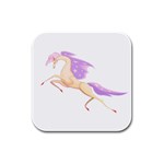Fantasy horse Rubber Square Coaster (4 pack)