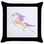 Fantasy horse Throw Pillow Case (Black)