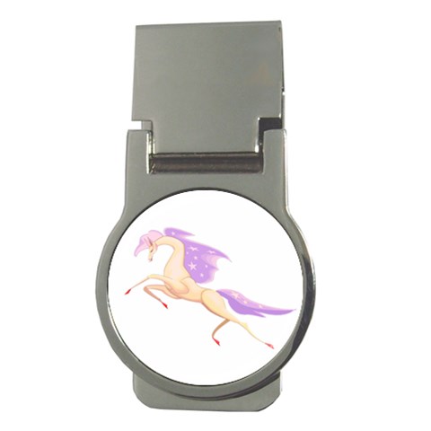 Fantasy horse Money Clip (Round) from ArtsNow.com Front
