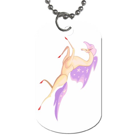Fantasy horse Dog Tag (One Side) from ArtsNow.com Front