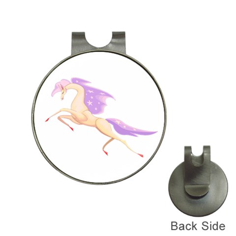 Fantasy horse Golf Ball Marker Hat Clip from ArtsNow.com Front