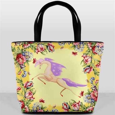 Fantasy horse Bucket Bag from ArtsNow.com Front