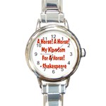 A horse Round Italian Charm Watch